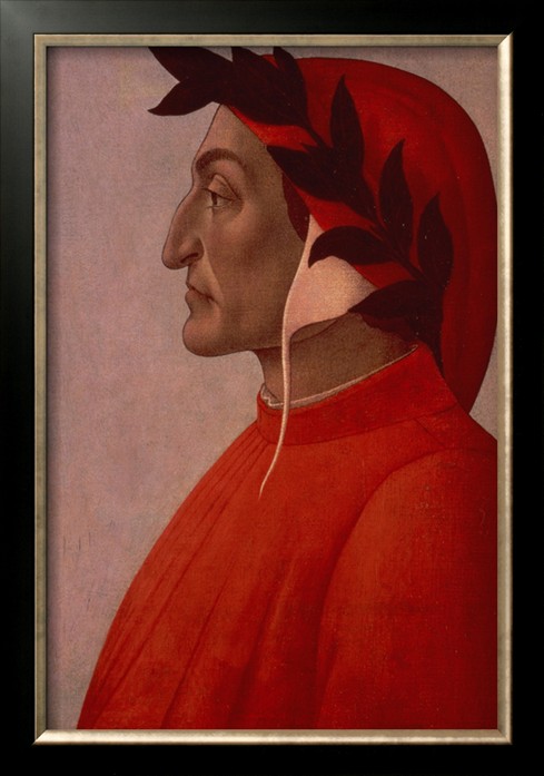 Portrait Of Dante - Sandro Botticelli painting on canvas